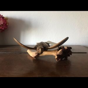 Hand-Carved Hawaiian Koa Wood Turtle